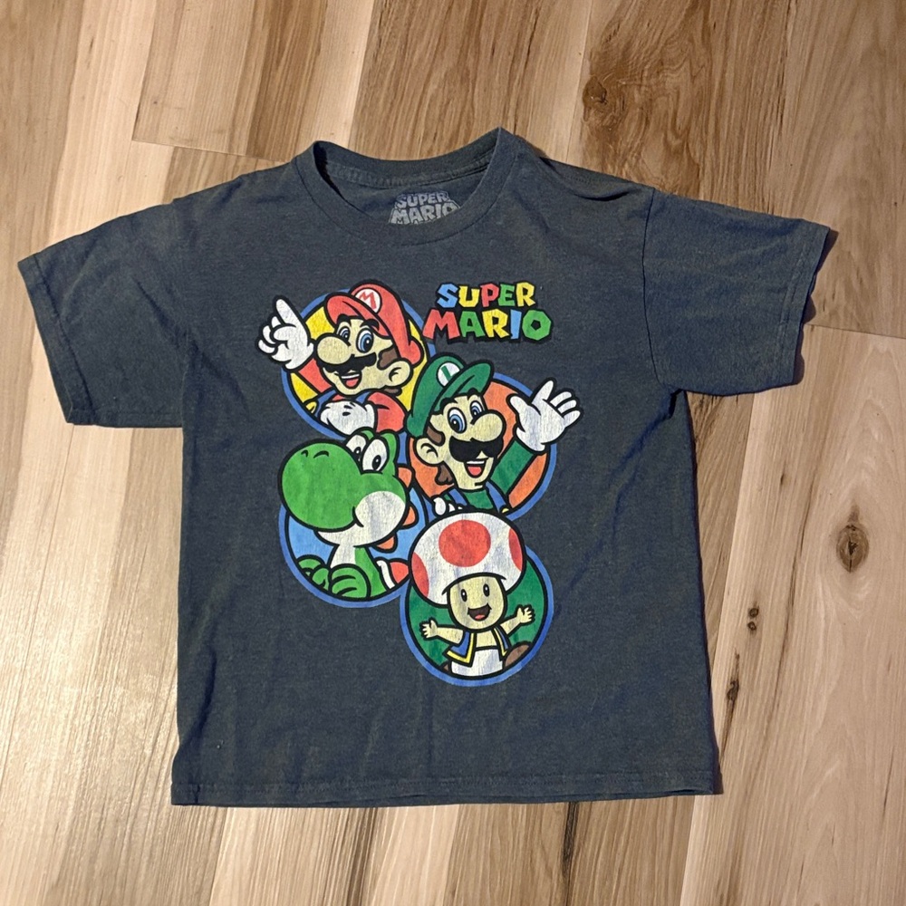 Nintendo Super Mario Kids T-Shirt - Dark Blue